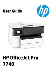 Hewlett Packard OfficeJet Pro 7740 manual. Camera Instructions.